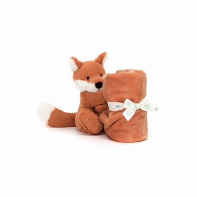 Jellycat Bashful Fox Cub Soothers USA | 38701DSKN